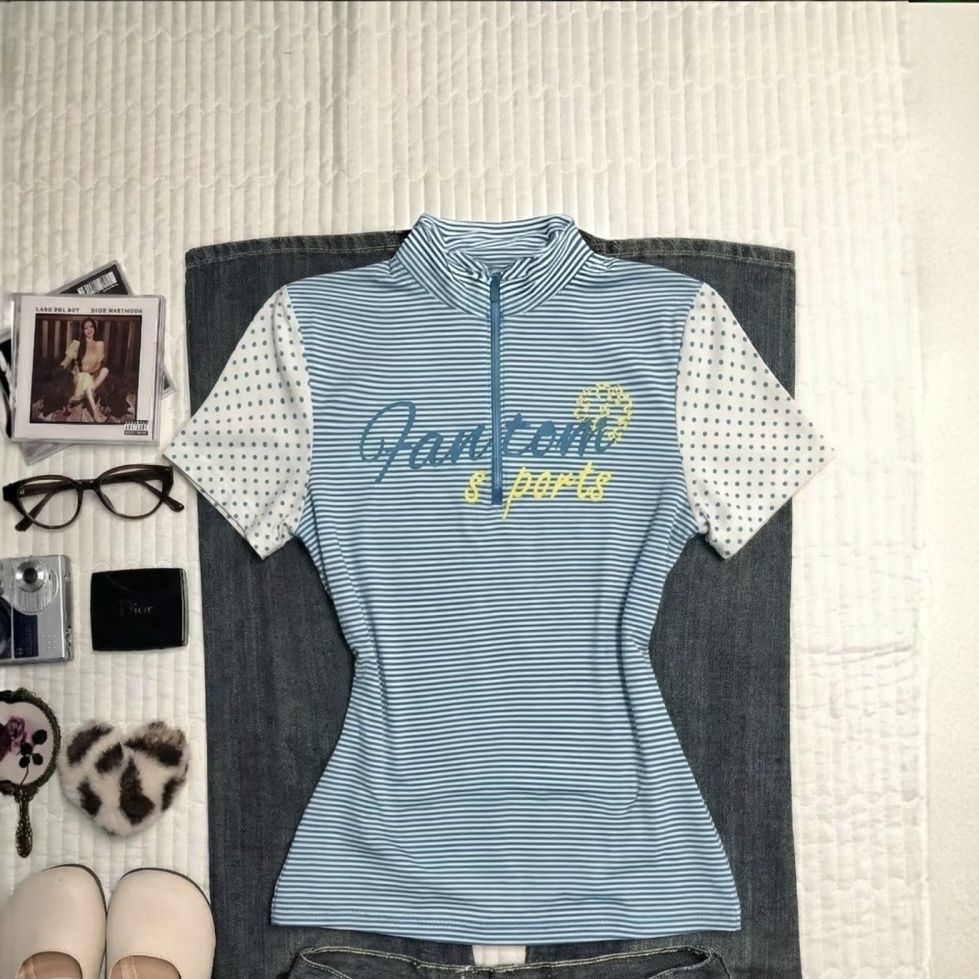 Punk T-shirt Goth Vintage Y2k  - Turtleneck Knit 90S review and price